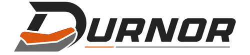 Durnor logo with a stylized 'D' on a white background
