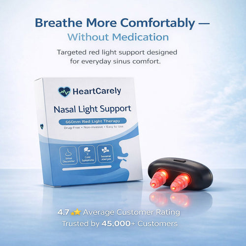 HeartCarely™-Red Light Nasal Congestion Relief