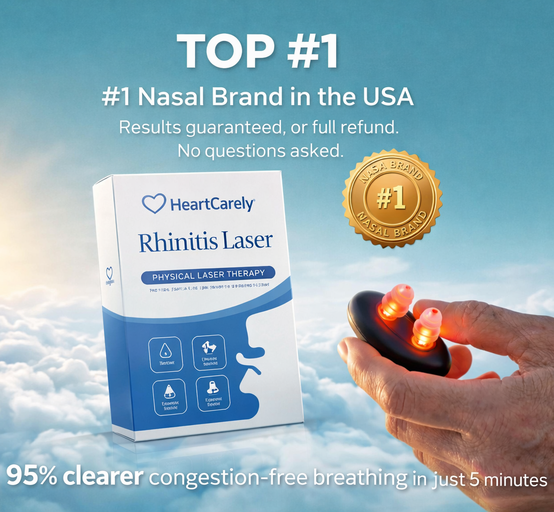 HeartCarely™-Red Light Nasal Congestion Relief