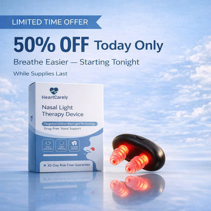 HeartCarely™-Red Light Nasal Congestion Relief