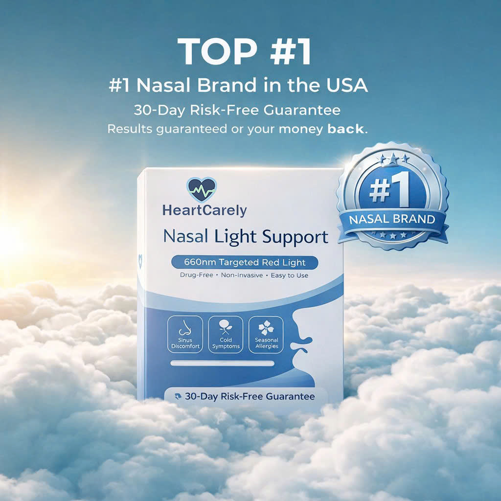 HeartCarely™-Red Light Nasal Congestion Relief
